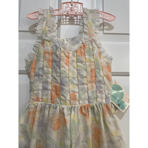 80s Vintage NWT Polly Finders Summer Dress - Picture 2 of 4